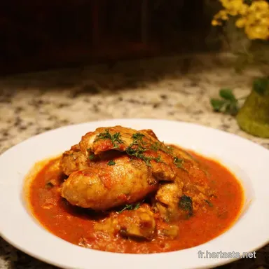 Recette Simple et Rapide Tajine Poulet Facile le bonheur en 1 heure Fiche recette