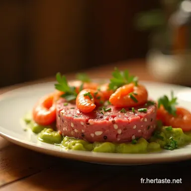 Tartare Crevettes et Avocat aux Agrumes Fra&icirc;cheur Express Fiche recette