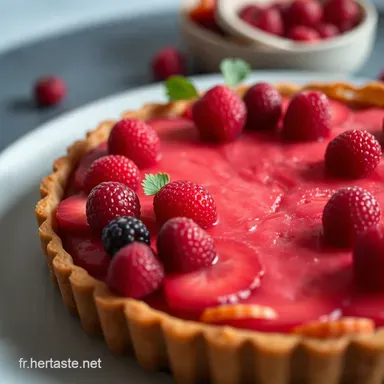 Tarte &agrave; la Rhubarbe Facile: La Recette de Grand-M&egrave;re! Fiche recette