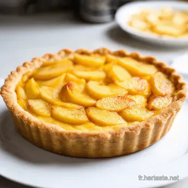 Tarte aux Pommes Express Recette Simple et Rapide pour le Go&ucirc;ter Fiche recette