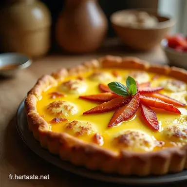 Recettes de Blettes Tarte Rustique &agrave; la Ricotta et Zeste de Citron Fiche recette
