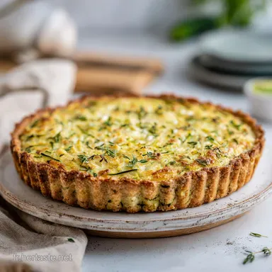 Tarte Courgette Feta : Recette Croustillante pour 6 Personnes