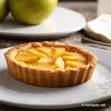 Recette Simple et Rapide Tarte Fine aux Pommes D&eacute;lice Express Fiche recette
