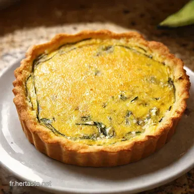 Tarte Soleil Courgette Ch&egrave;vre Mon Secret Provencal Facile Fiche recette