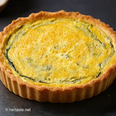 Tarte Soleil Courgette Ch&egrave;vre Mon Secret Provencal Facile