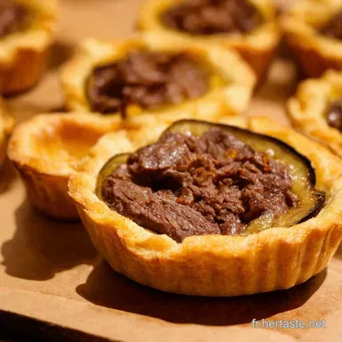 Tartelettes Aubergine Boeuf Hach&eacute; Faciles Mon Secret Proven&ccedil;al Fiche recette