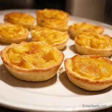 Recette Simple et Rapide Tartelettes aux Pommes Lana Faciles Fiche recette