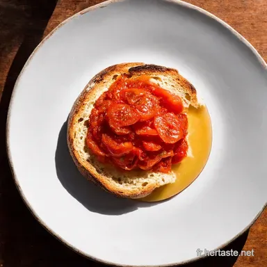 Tartine tomate facile Ma recette express ensoleill&eacute;e