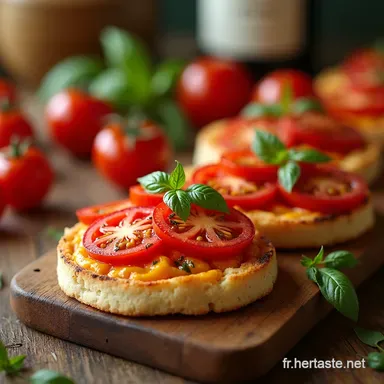 Recette Simple et Rapide Tartines Feta Tomates LAp&eacute;ro Chic Fiche recette