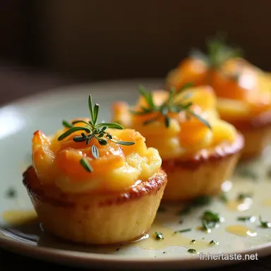 Mini Tartes Tatin Tartiflette LAp&eacute;ritif Gourmand Savoyard Fiche recette