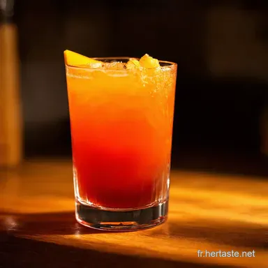 Tequila Sunrise Recette Mon Cocktail Mexicain Facile et Ensoleill&eacute; Fiche recette