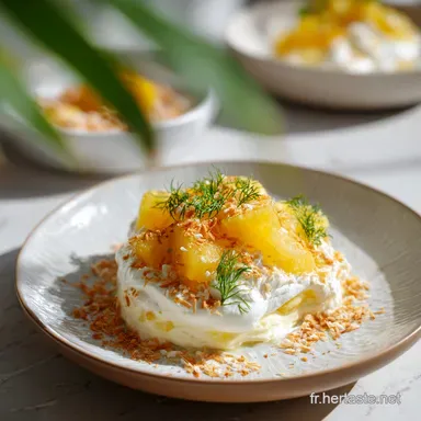 Tiramisu Ananas Coco : Recette Exotique Facile en 20 Minutes Fiche recette