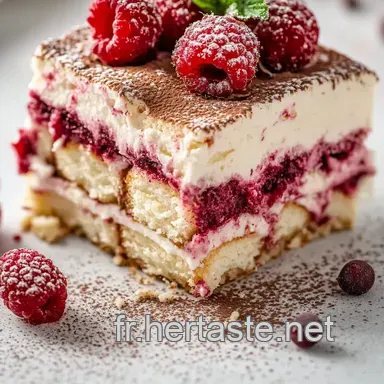 Tiramisu Framboise : La Recette Facile qui Va Vous &Eacute;pater ! Fiche recette