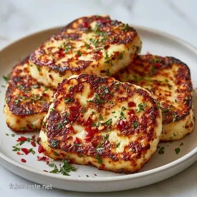 Tranches De Halloumi Grill&eacute;es En 20 Min