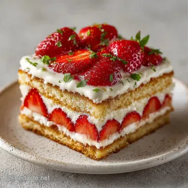 V&eacute;ritable Fraisier &Agrave; La G&eacute;noise pour 8 Fiche recette