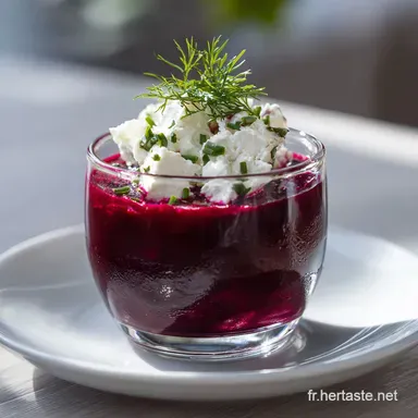 Verrine De Betterave: Mousse Fromag&egrave;re en 20 Minutes Fiche recette