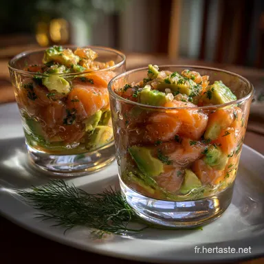 Verrines Apéro Facile : L'Onctuosité Réussie Fiche recette