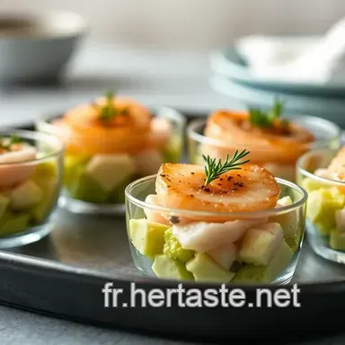 Verrines Avocat Saumon Boursin: L'Ap&eacute;ro Chic et Facile!