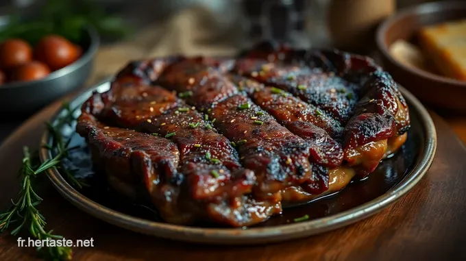 Côte de bœuf grillée au barbecue : un festin à la française