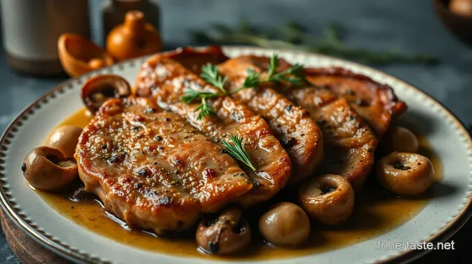 Escalope Forestière aux Champignons et Crème