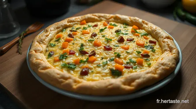 Galette de Riz Croquante aux Herbes et Légumes