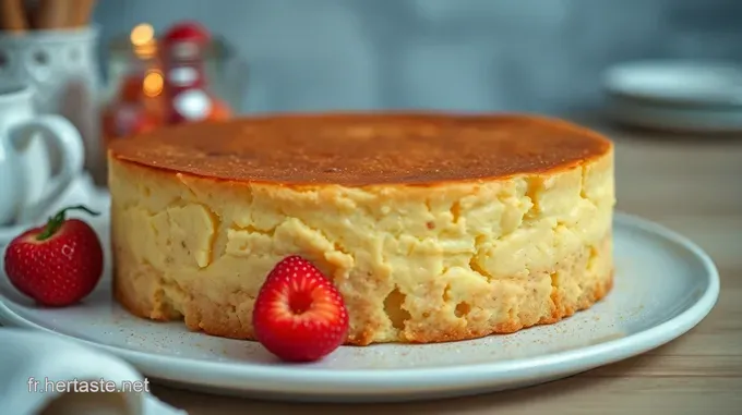 Gâteau au Fromage Crémeux à la Vanille
