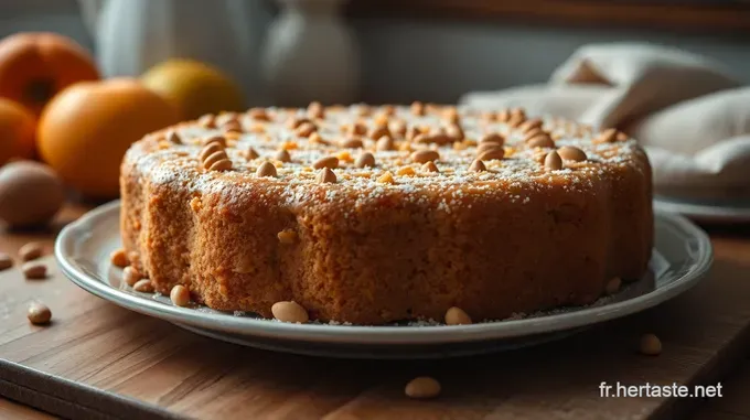 Gâteau Marocain aux Amandes et Fleur d Oranger