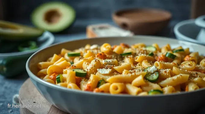 Gratin de Pâtes aux Courgettes – Un Plat Rêvé de l Été
