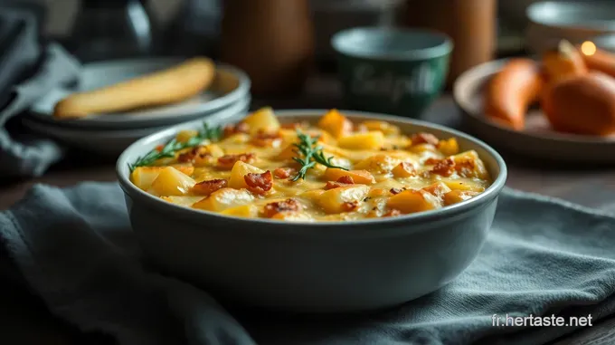 Gratin de Pommes de Terre Sans Crème – Un Plat Savoureux et Réconfortant