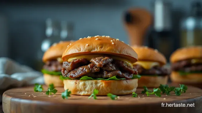 Mini Hamburgers Apéro : Une Recette Facile pour Vos Soirées Conviviales Mini Hamburgers Apéro – Petits Plaisirs Savoureux