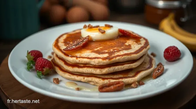 Pancakes Protéinés aux Myrtilles