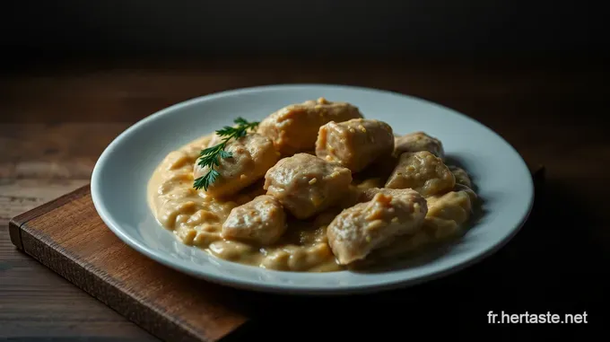Poulet au Beurre de Cacahuète Savoureux