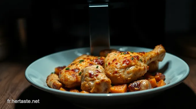 Recette de poulet au air fryer ninja : croustillant et savoureux ! Poulet Croquant au Air Fryer Ninja