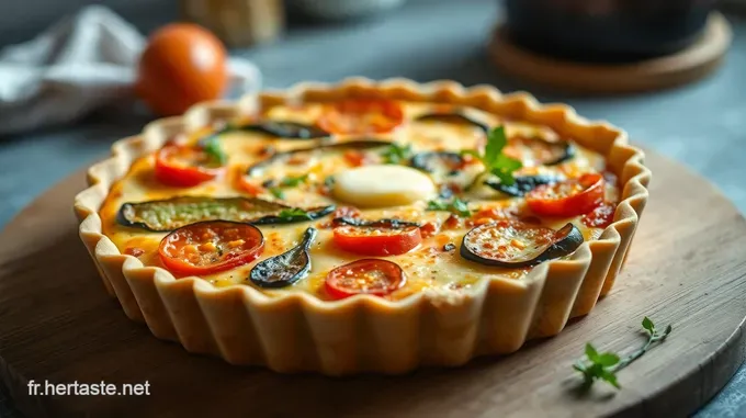 Quiche Ratatouille : Le mariage parfait du jardin français