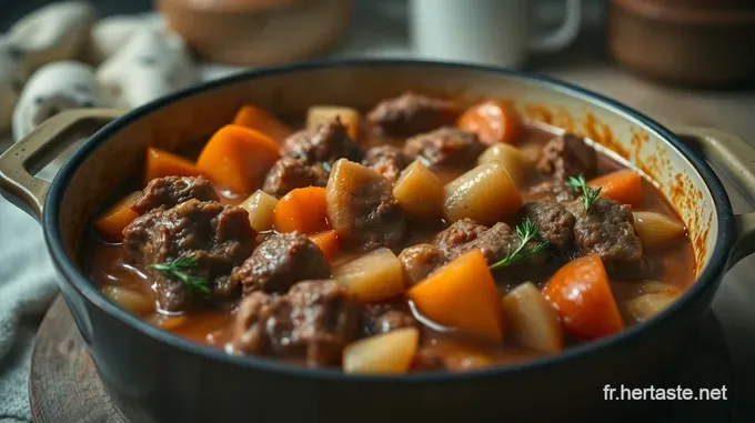 Ragoût Traditionnel en Cocotte : Le Confort Culinaires à la Française