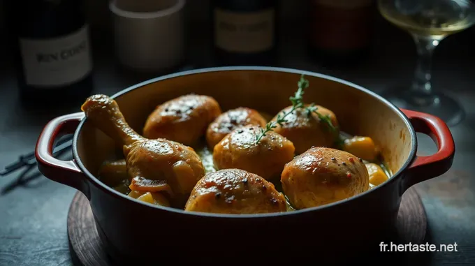 Recette de Cuisses de Dinde en Cocotte mijotées à la française