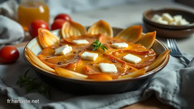 Recette Tatin d’Endives Caramélisées au Fromage de Chèvre