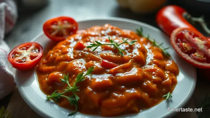Sauce Piquante Épicée pour Langue de Bœuf
