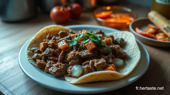 Tacos de Viande Épicée à la Mexicaine
