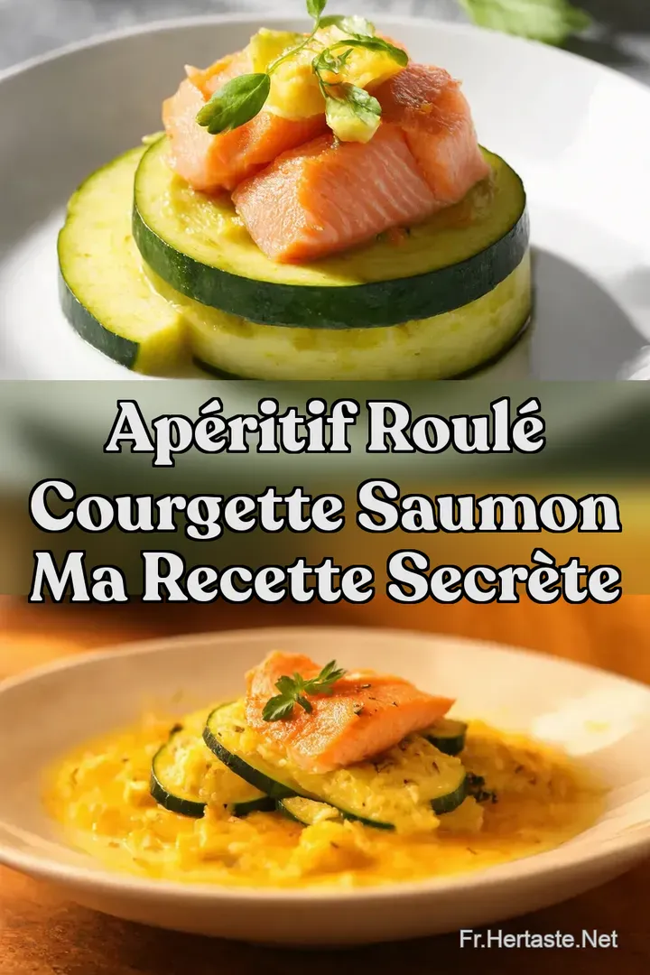 Ap&eacute;ritif Roul&eacute; Courgette Saumon Ma Recette Secr&egrave;te