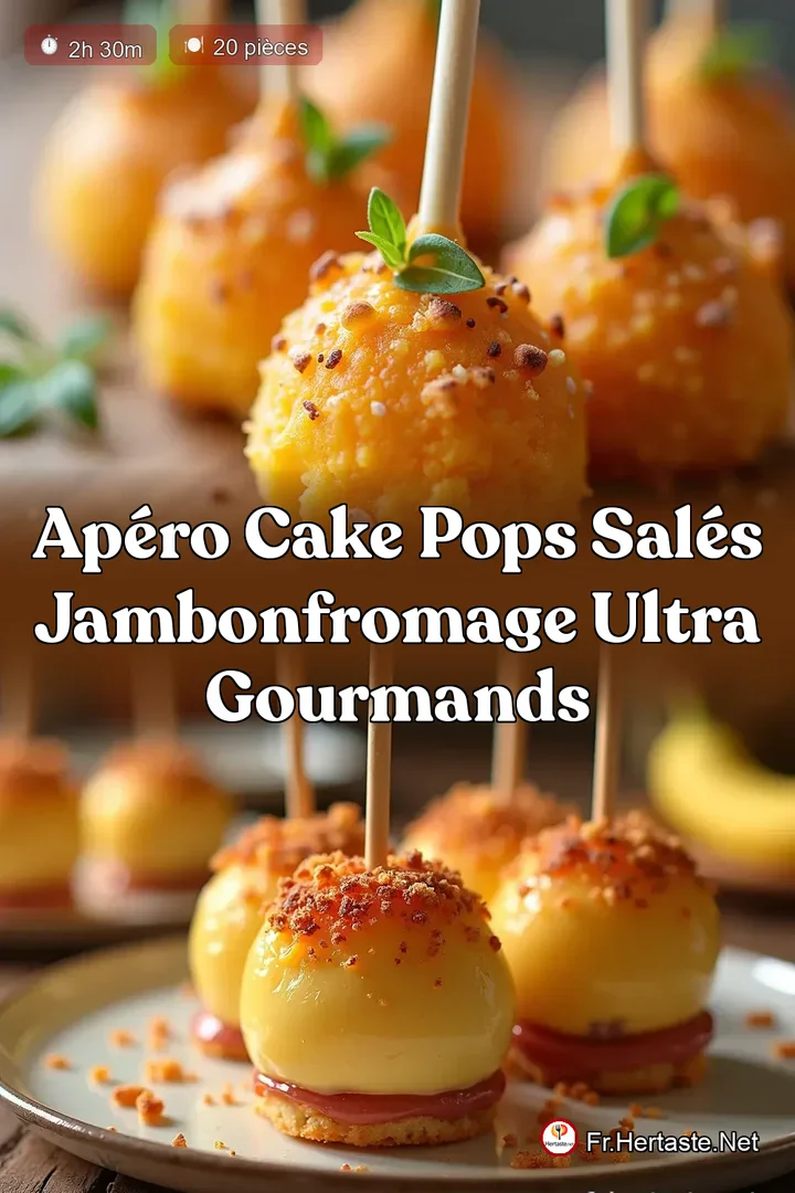 Ap&eacute;ro Cake Pops Sal&eacute;s JambonFromage Ultra Gourmands