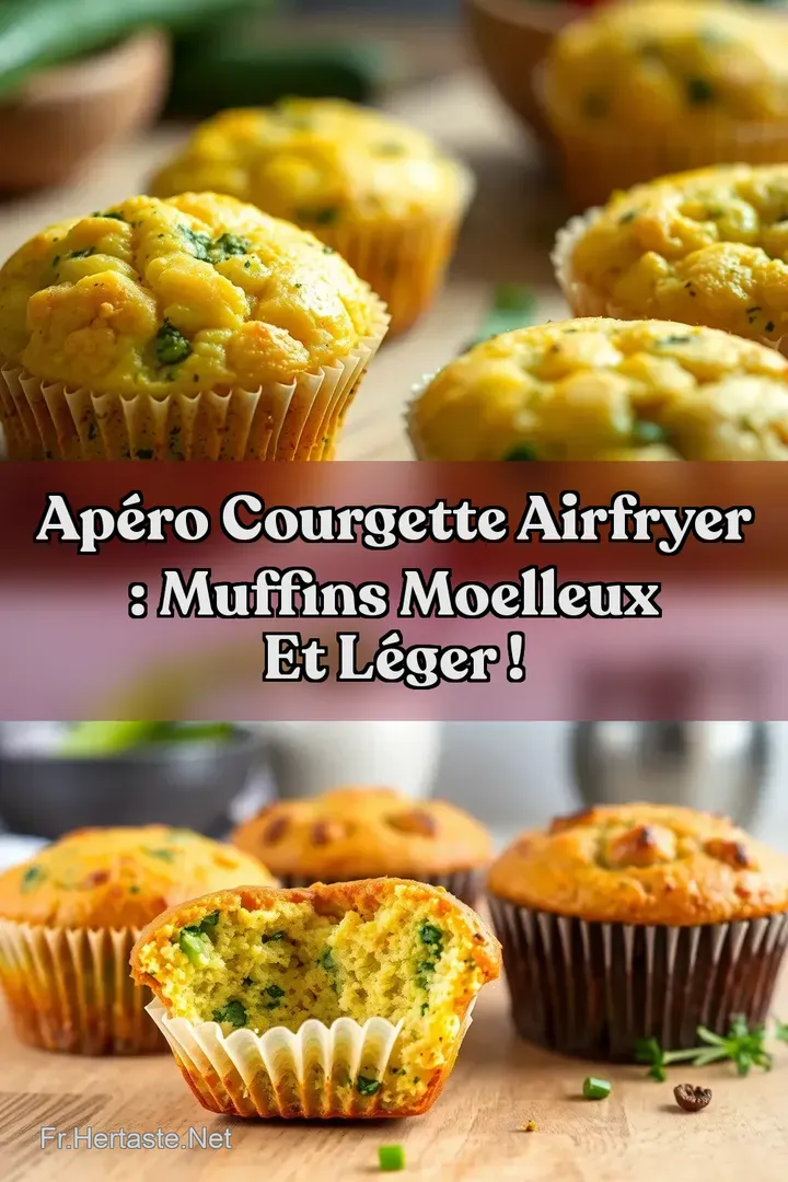 Ap&eacute;ro Courgette Airfryer : Muffins Moelleux et L&eacute;ger !