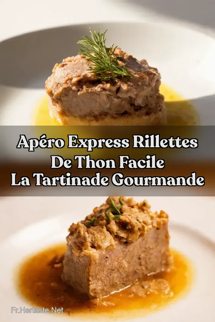 Ap&eacute;ro Express Rillettes de Thon Facile La Tartinade Gourmande
