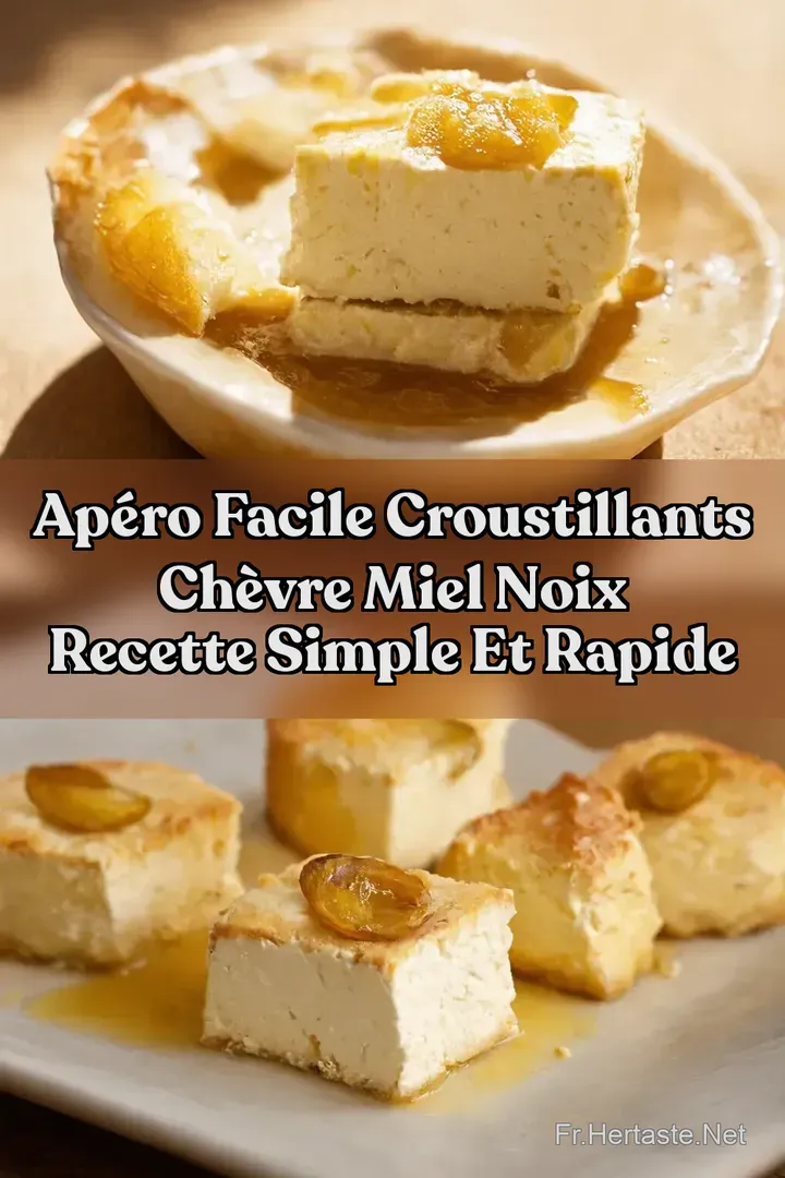 Ap&eacute;ro Facile Croustillants Ch&egrave;vre Miel Noix Recette Simple et Rapide