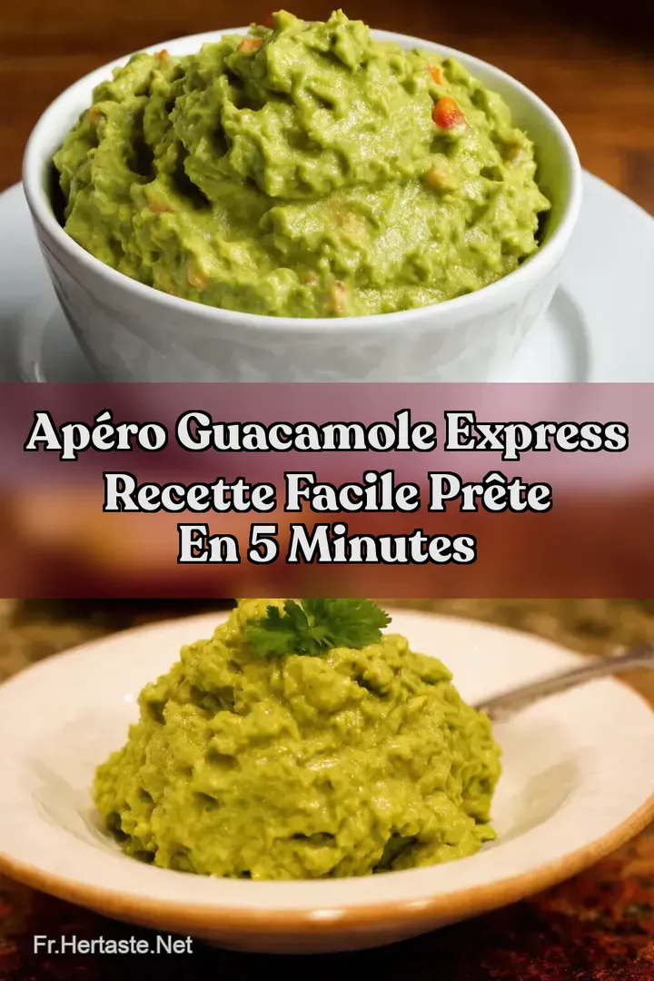 Ap&eacute;ro Guacamole Express Recette Facile Pr&ecirc;te en 5 Minutes