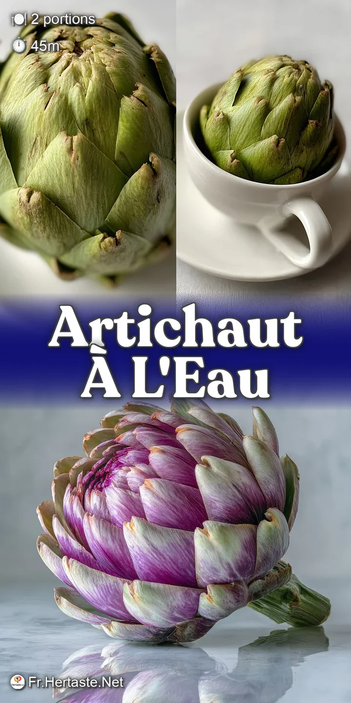 Steaming artichoke, its textured leaves hinting at tenderness, sits ready to eat, a simple yet sophisticated dish.