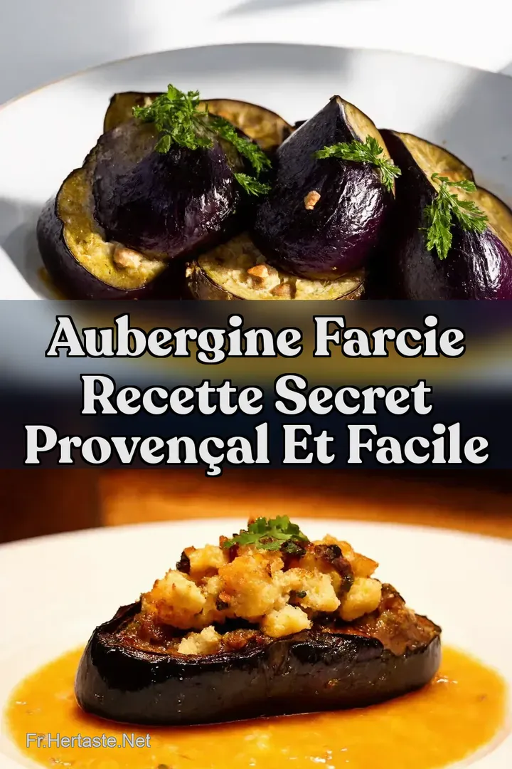 Aubergine Farcie Recette Secret Proven&ccedil;al et Facile