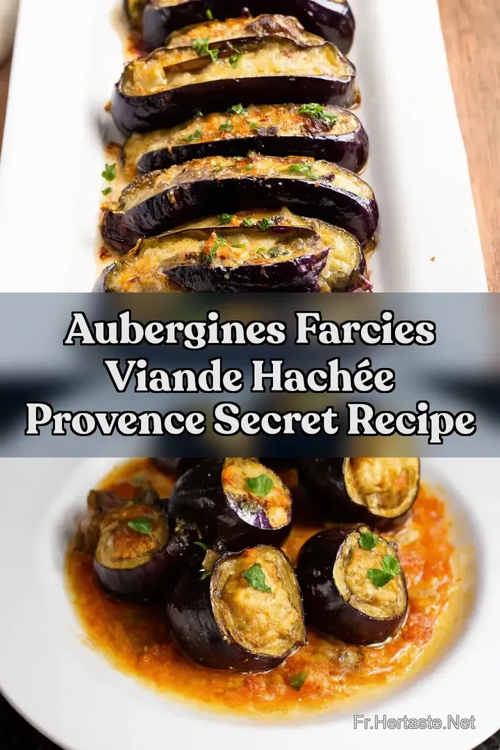 Aubergines Farcies Viande Hach&eacute;e Provence Secret Recipe