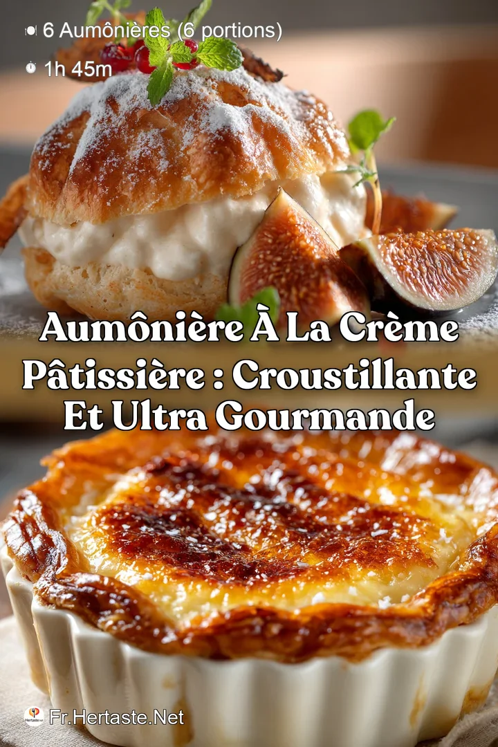 Aum&ocirc;ni&egrave;re &agrave; la Cr&egrave;me P&acirc;tissi&egrave;re : Croustillante et Ultra Gourmande