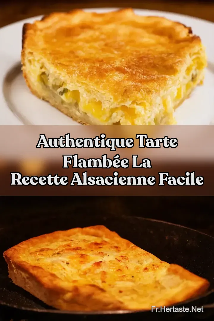 Authentique Tarte Flamb&eacute;e La Recette Alsacienne Facile